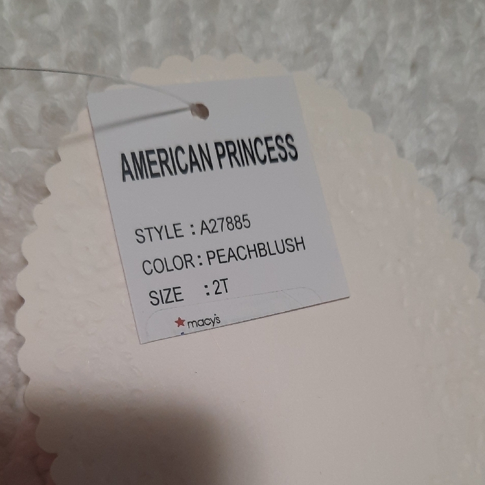 American Princess Blush Floral Dress - Picture 5 of 7
